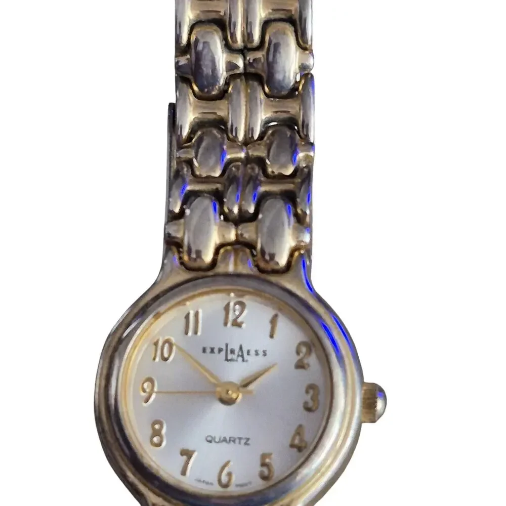 LA Express Womens Watch Vintage Elegant affordable and‎ timeless Matching band